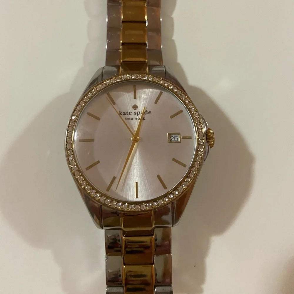New Kate Spade 2 toned stainless steel women’s watch